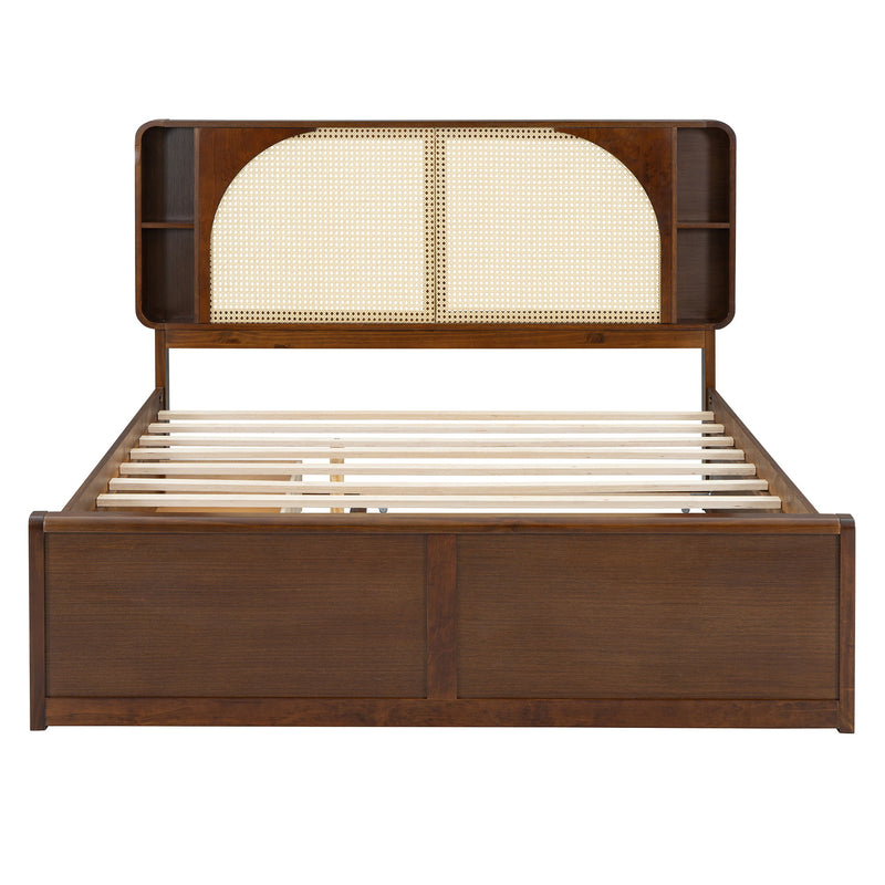 Headboard Bed With 2 Drawers And Trundle - R&R Furniture Gallery (Fountain Valley, CA)
