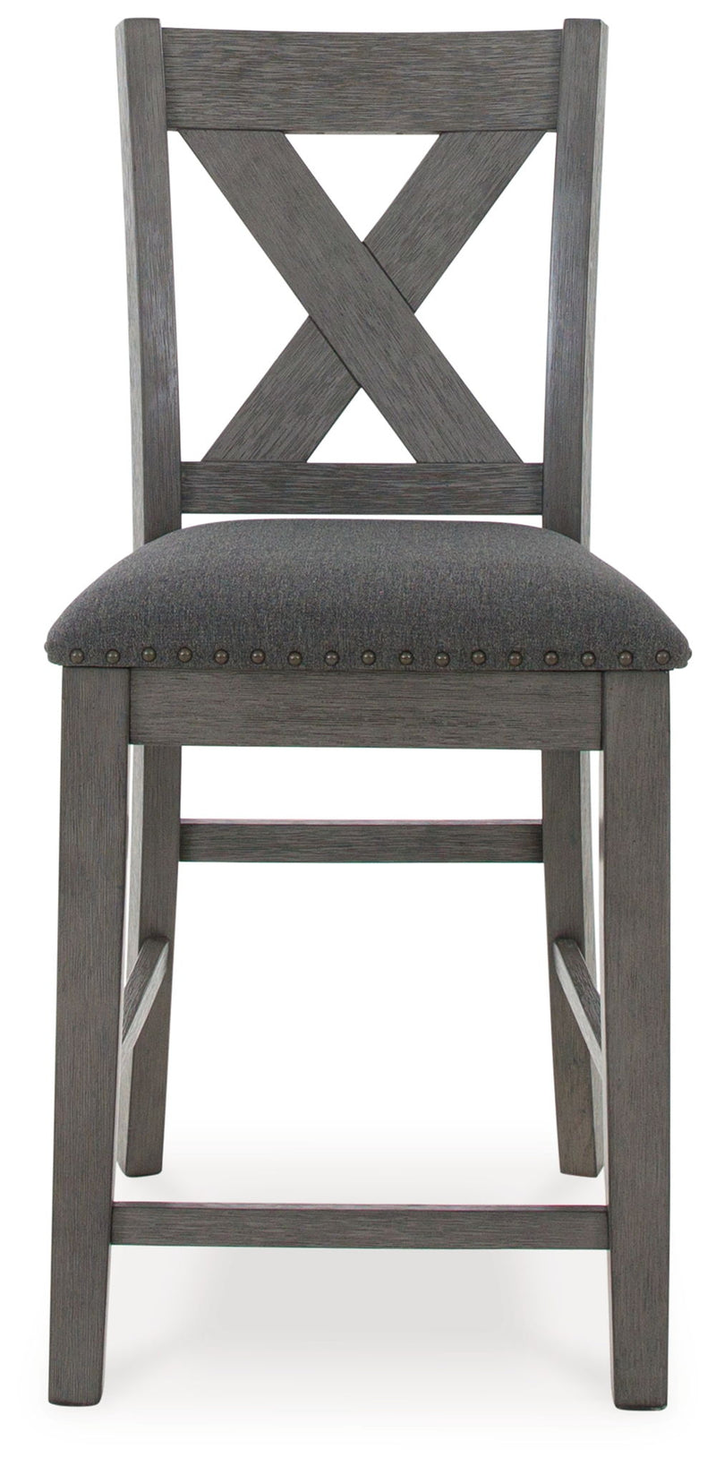 Caitbrook - Rect Drm Counter Table Set (Set of 7) - Gray - R&R Furniture Gallery (Fountain Valley, CA)