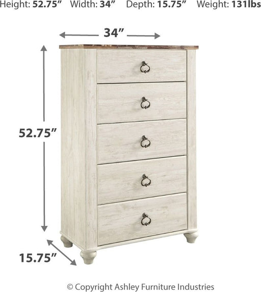 Willowton - Panel Bedroom Set - R&R Furniture Gallery (Fountain Valley, CA)