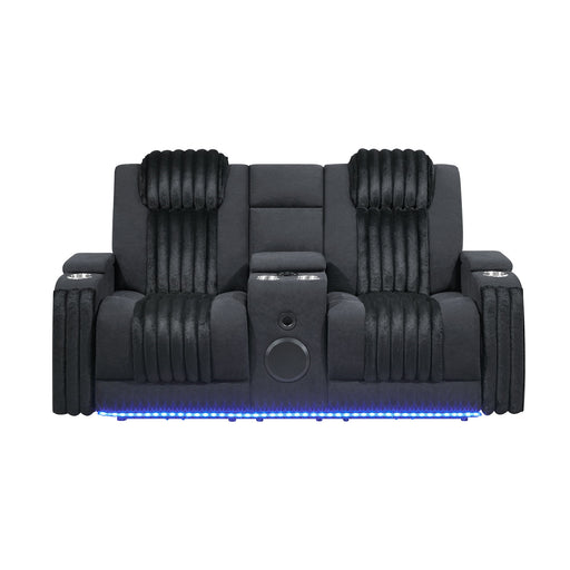 Duran - Power Reclining Loveseat With Power Headrest - R&R Furniture Gallery (Fountain Valley, CA)