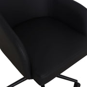 TOV Furniture Sydney desk chair with a modern design, featuring a sleek black seat and wooden base for office or home workspace.