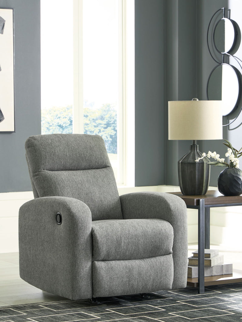 Gauntlet - Rocker Recliner - Sterling - R&R Furniture Gallery (Fountain Valley, CA)
