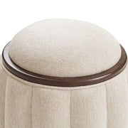 Camellia Field - Round Bench - Beige - R&R Furniture Gallery (Fountain Valley, CA)