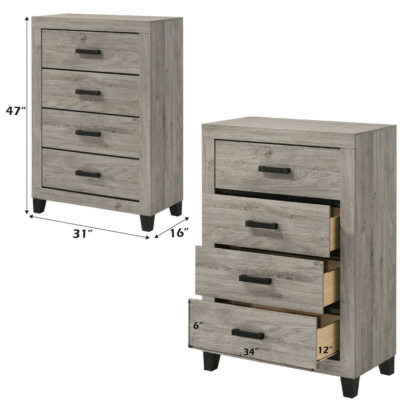 Mari - Chest - Light Gray Finish - R&R Furniture Gallery (Fountain Valley, CA)