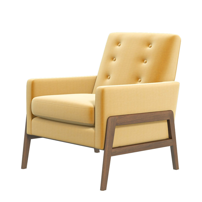 Cole - Solid Wood Lounge Chair - R&R Furniture Gallery (Fountain Valley, CA)