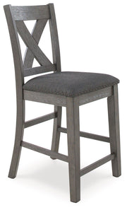 Caitbrook - Rect Drm Counter Table Set (Set of 7) - Gray - R&R Furniture Gallery (Fountain Valley, CA)