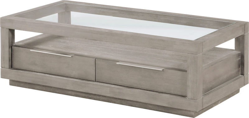 Oxford Two-Drawer Coffee Table in Mineral