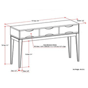 Harper - Handcrafted Console Sofa Table - R&R Furniture Gallery (Fountain Valley, CA)