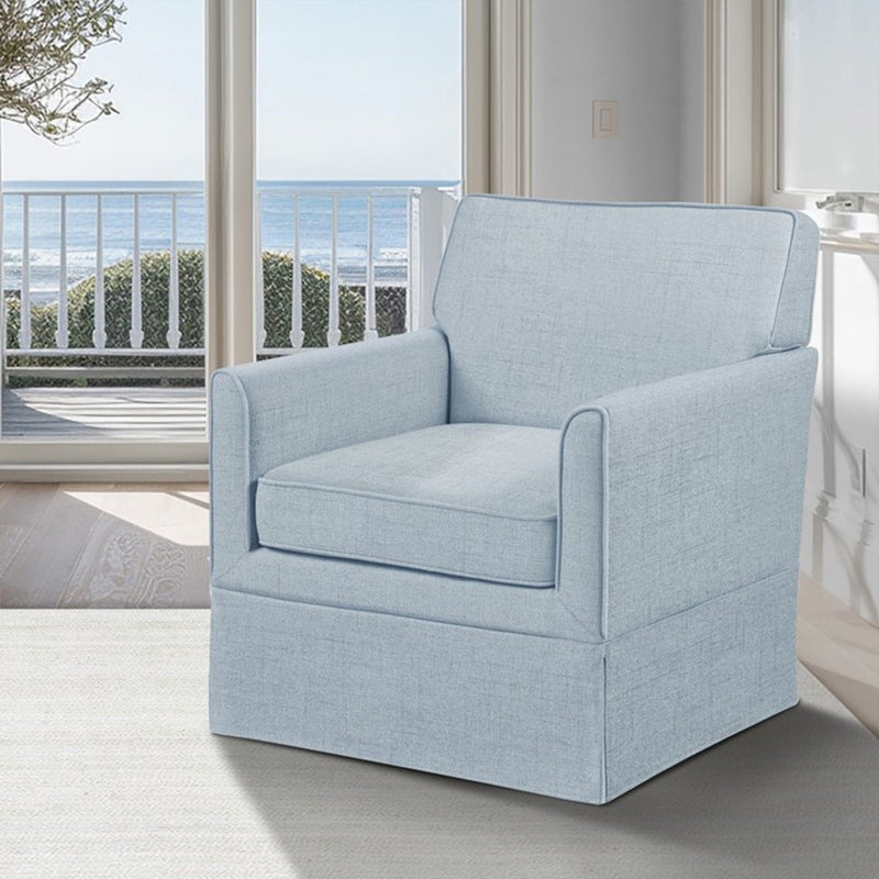Timeless - Accent Armchair With Classic Track Arm Silhouette And Skirted Base - R&R Furniture Gallery (Fountain Valley, CA)