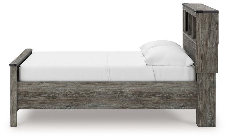 Frandern - Bookcase Panel Bedroom Set With Storage - R&R Furniture Gallery (Fountain Valley, CA)