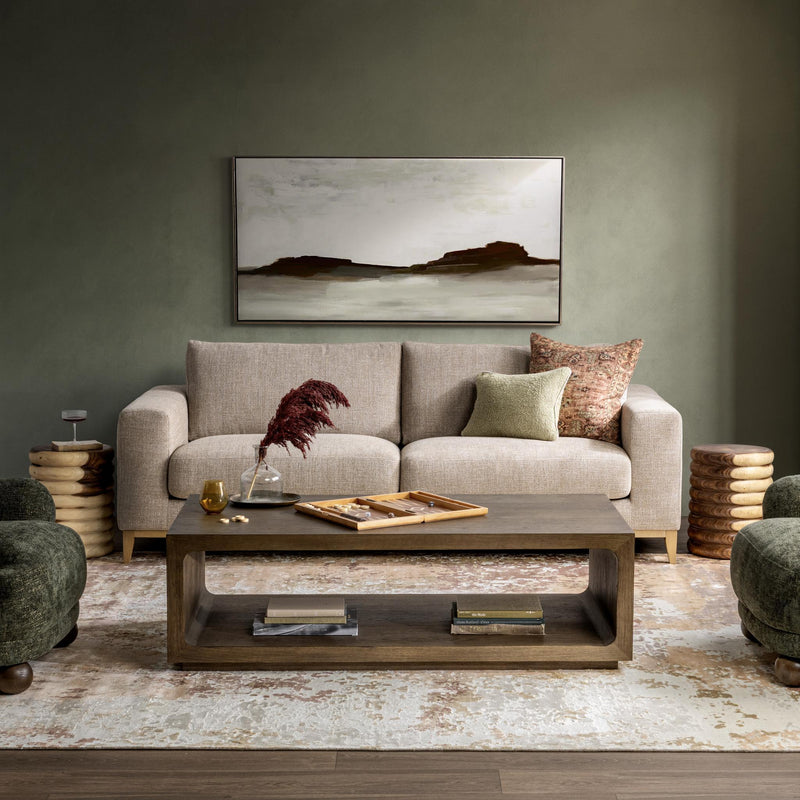 London - Coffee Table - Soft Cocoa - R&R Furniture Gallery (Fountain Valley, CA)