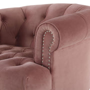 La Rosa - Victorian Tufted Upholstered Accent Chair - R&R Furniture Gallery (Fountain Valley, CA)