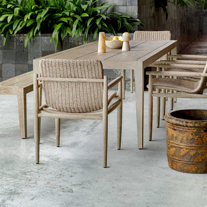 Kirkham - Wooden Outdoor Dining Table - Woodtone