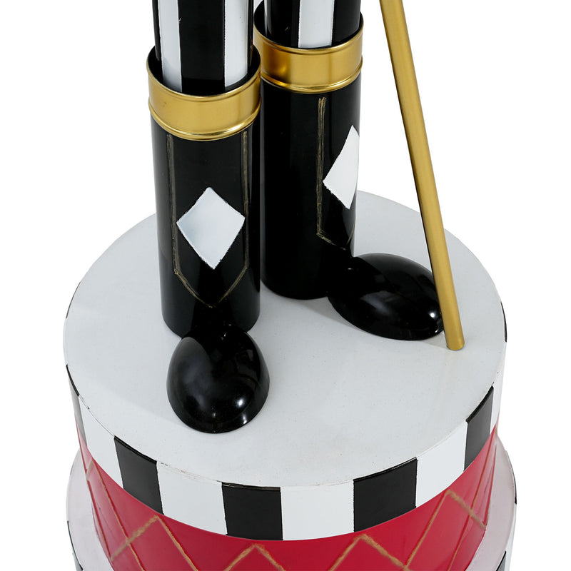 Red Noble House classic nutcracker Christmas decor with a timeless design and durable construction, featuring traditional holiday details.
