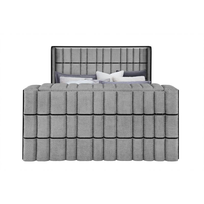Isaiah - Bed With TV Lift-LED Speakers And Fireplace - R&R Furniture Gallery (Fountain Valley, CA)