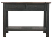 Tyler Creek - Sofa Table - Grayish Brown / Black - R&R Furniture Gallery (Fountain Valley, CA)