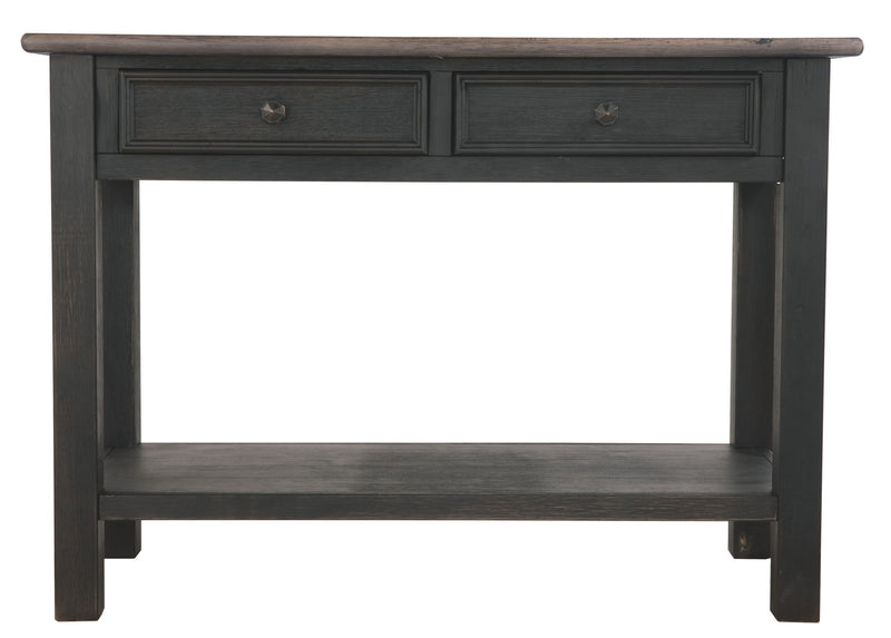 Tyler Creek - Sofa Table - Grayish Brown / Black - R&R Furniture Gallery (Fountain Valley, CA)
