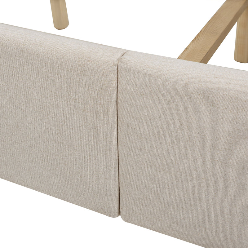 Marcella - Upholstered Shelter Headboard Bed Set - R&R Furniture Gallery (Fountain Valley, CA)