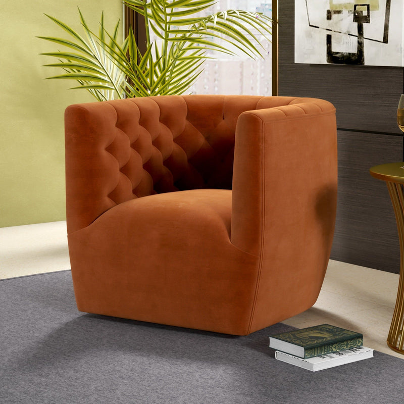 Delaney - Ergonomic Design Swivel Chair - R&R Furniture Gallery (Fountain Valley, CA)