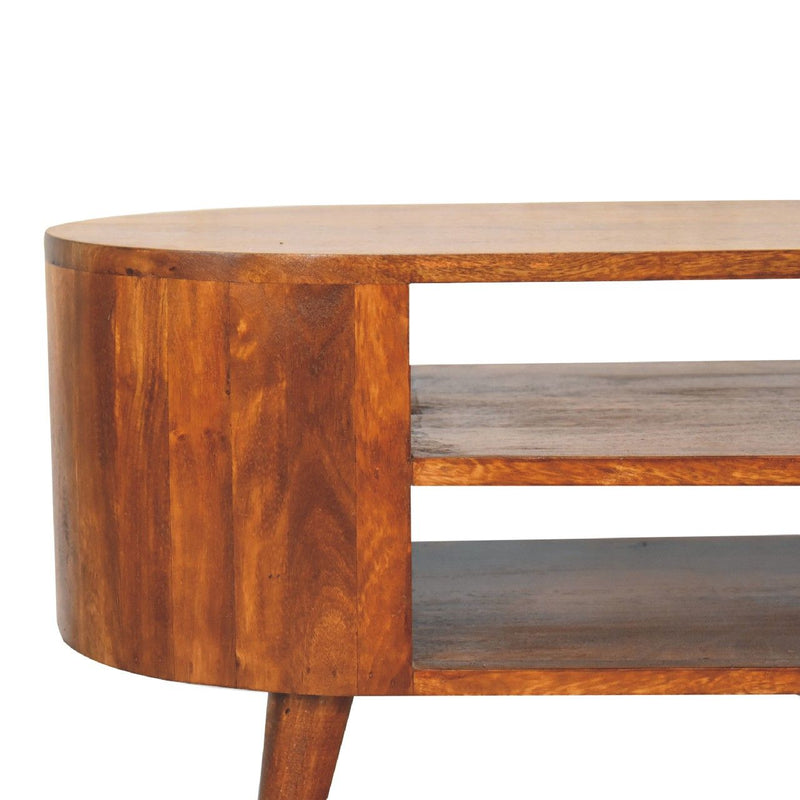 Cortez - Media Unit - Chestnut - R&R Furniture Gallery (Fountain Valley, CA)