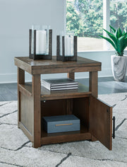 Boardernest - Rectangular End Table - Brown - R&R Furniture Gallery (Fountain Valley, CA)