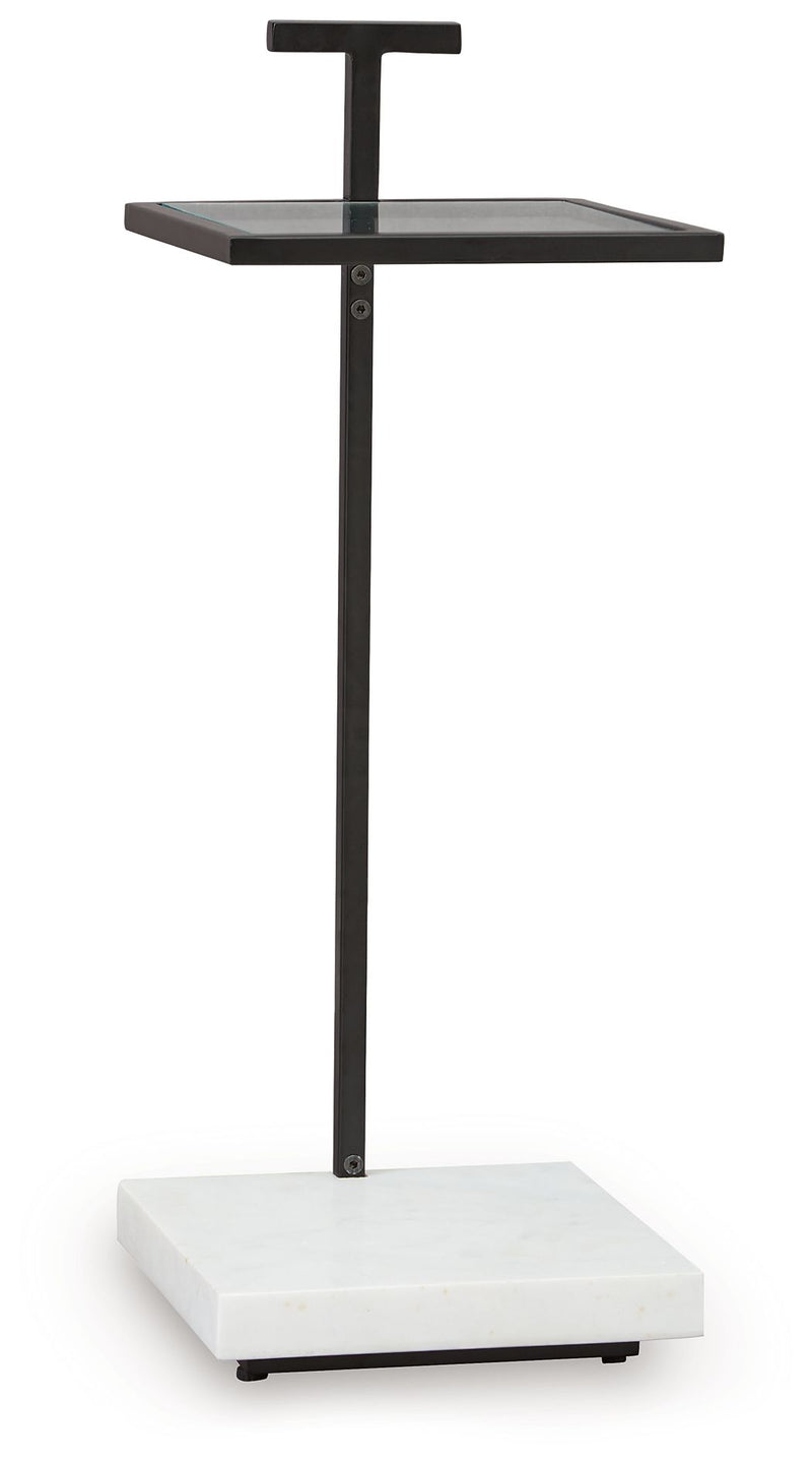 Mannill - Accent Table - Black / White - R&R Furniture Gallery (Fountain Valley, CA)