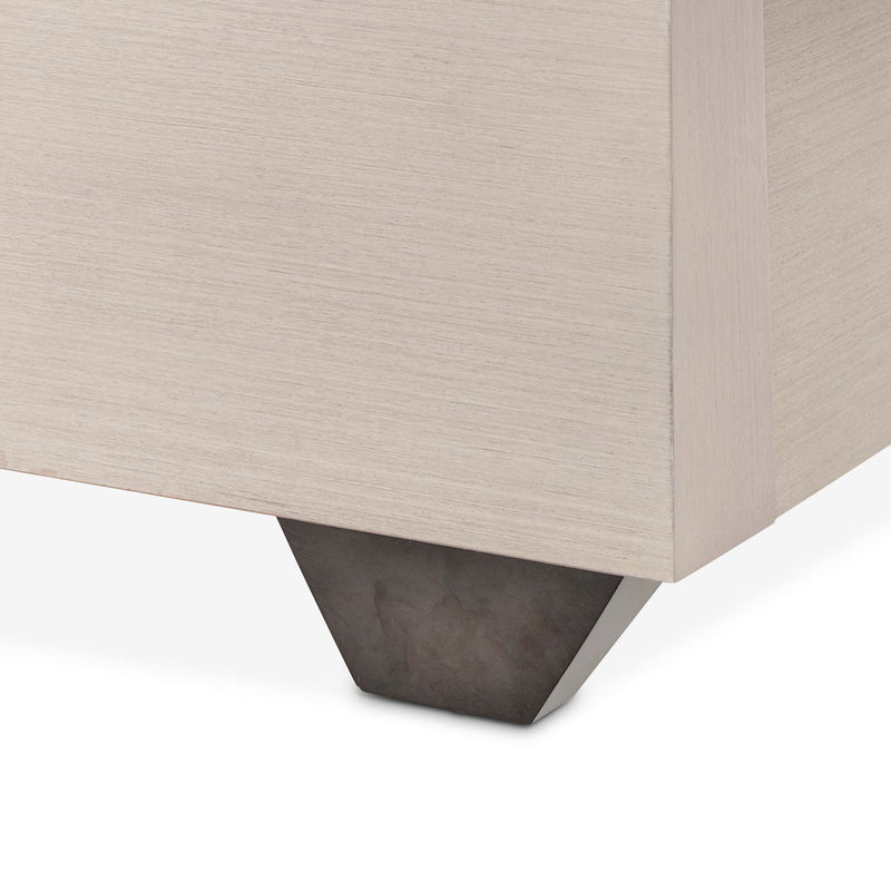 Fantosini - King Tufted Panel Bed - Silver Mist - R&R Furniture Gallery (Fountain Valley, CA)