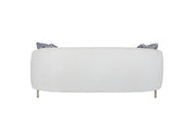 Rounded Sofa - White - R&R Furniture Gallery (Fountain Valley, CA)