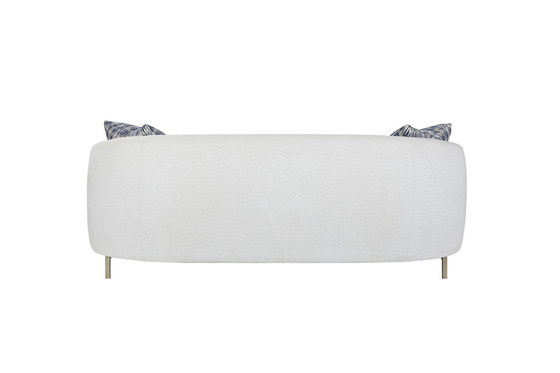Rounded Sofa - White - R&R Furniture Gallery (Fountain Valley, CA)
