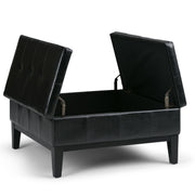 Dover - Multifunctional Lift Top Coffee Table Storage Ottoman - R&R Furniture Gallery (Fountain Valley, CA)