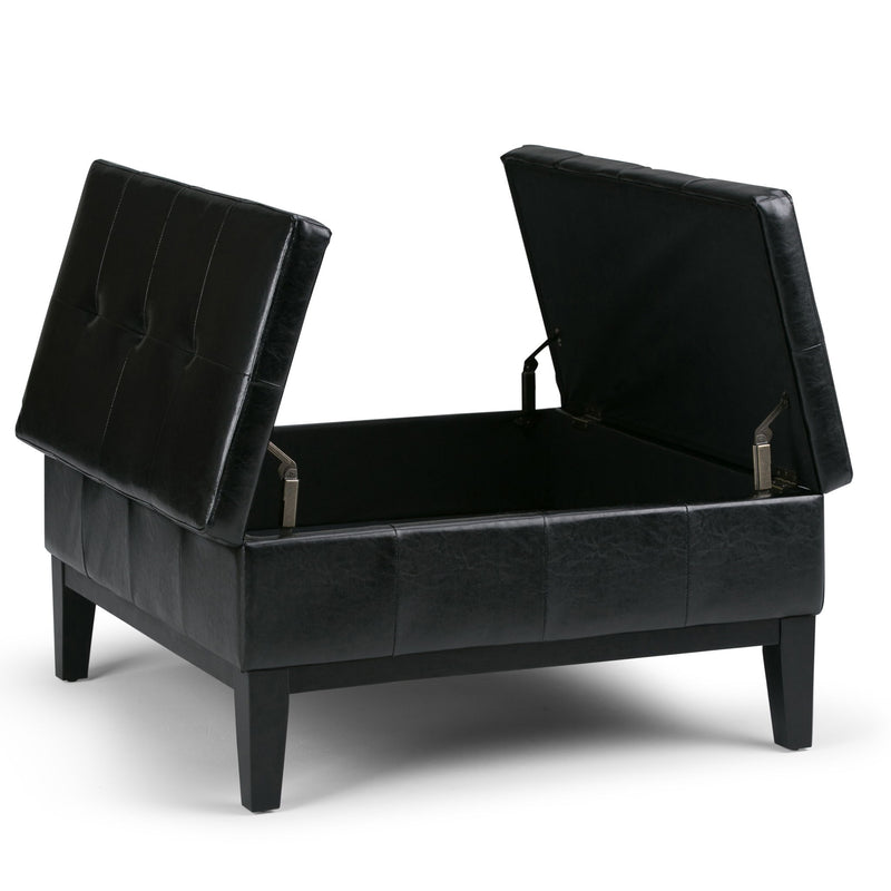 Dover - Multifunctional Lift Top Coffee Table Storage Ottoman - R&R Furniture Gallery (Fountain Valley, CA)