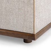 Ellerie - Square Ottoman - Latte - R&R Furniture Gallery (Fountain Valley, CA)