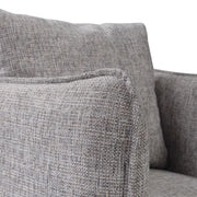 Uttermost Corben swivel chair with curved fabric seat and metal base, modern design for living room or office space.
