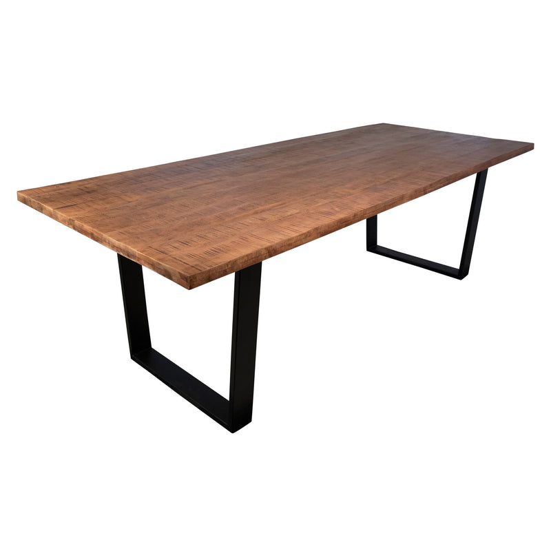 Castro - Dining Table - Medium Brown And Black