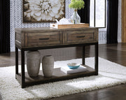 Johurst - Sofa Table - Grayish Brown - R&R Furniture Gallery (Fountain Valley, CA)