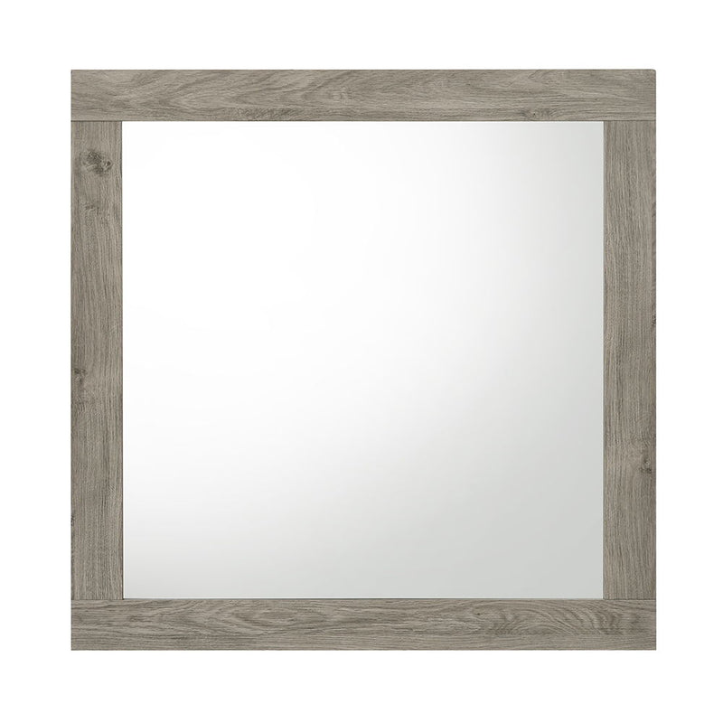 Mari - Mirror - Light Gray Finish - R&R Furniture Gallery (Fountain Valley, CA)