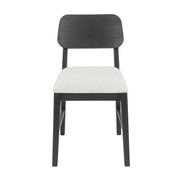 Deaven - Upholstered Dining Chair (Set of 2) - Black - R&R Furniture Gallery (Fountain Valley, CA)