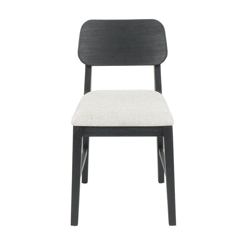 Deaven - Upholstered Dining Chair (Set of 2) - Black - R&R Furniture Gallery (Fountain Valley, CA)