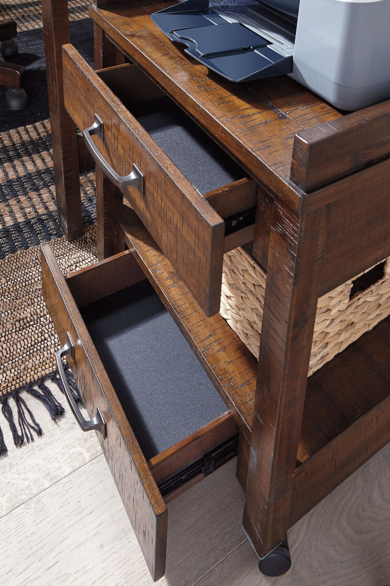Baldridge - Printer Stand - Rustic Brown - R&R Furniture Gallery (Fountain Valley, CA)