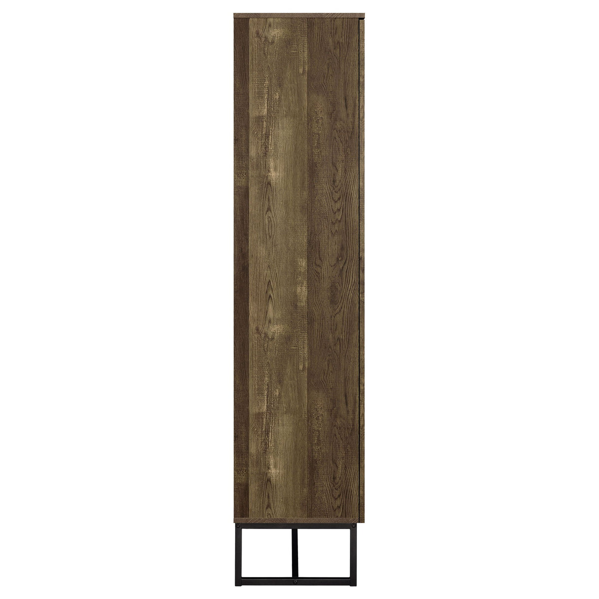 Gunderson - 8 Shelf Accent Cabinet - Oak