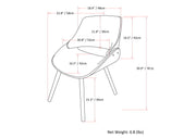 Malden - Bentwood Upholstered Dining Chair With Wood Back - R&R Furniture Gallery (Fountain Valley, CA)