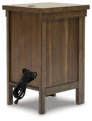 Moriville - Chair Side End Table - Grayish Brown - R&R Furniture Gallery (Fountain Valley, CA)