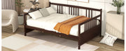 Modern DreamHaus multifunctional daybed with storage drawers, featuring a sleek design and soft fabric upholstery in a contemporary style.
