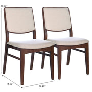 Skylar - Dining Chair (Set of 2) - Beige - R&R Furniture Gallery (Fountain Valley, CA)