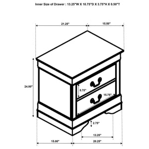 Bedroom Set With Curved Details