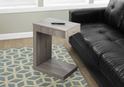 Accent Table, C - Shaped Contemporary & Modern - Taupe - R&R Furniture Gallery (Fountain Valley, CA)