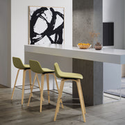 Randolph Bentwood - Upholstered Counter / Bar Height Stool (Set of 2) - R&R Furniture Gallery (Fountain Valley, CA)