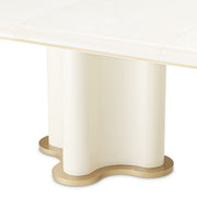 La Terrazza - Double Pedestal Dining Table - Creamy Pearl - R&R Furniture Gallery (Fountain Valley, CA)
