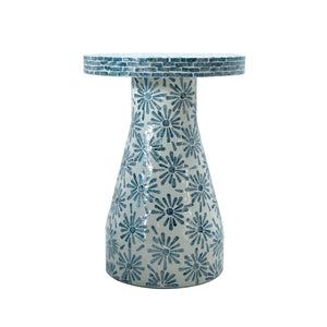 Halio - Checkered Shell Side Table - R&R Furniture Gallery (Fountain Valley, CA)