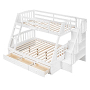 Bunk Bed With Drawers, Ladder And Storage Staircase - R&R Furniture Gallery (Fountain Valley, CA)
